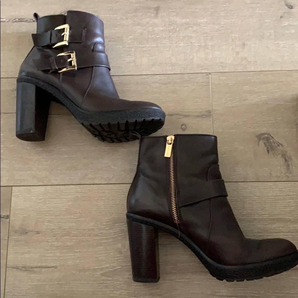 Michael Kors Brown Ankle Boots